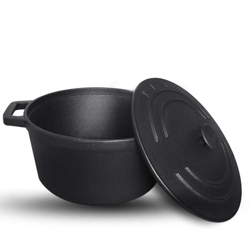 Traditional 30CM Cast Iron Binaural Stew Pot