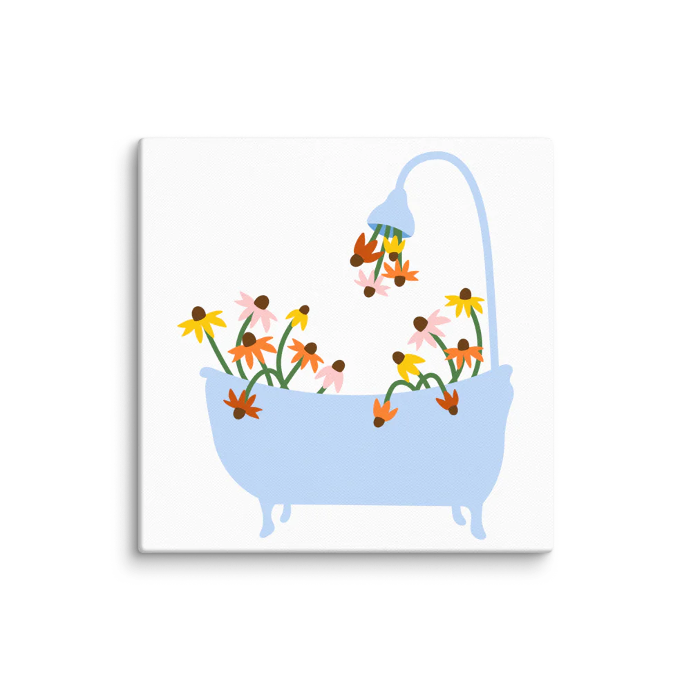 Flower Tub Canvas
