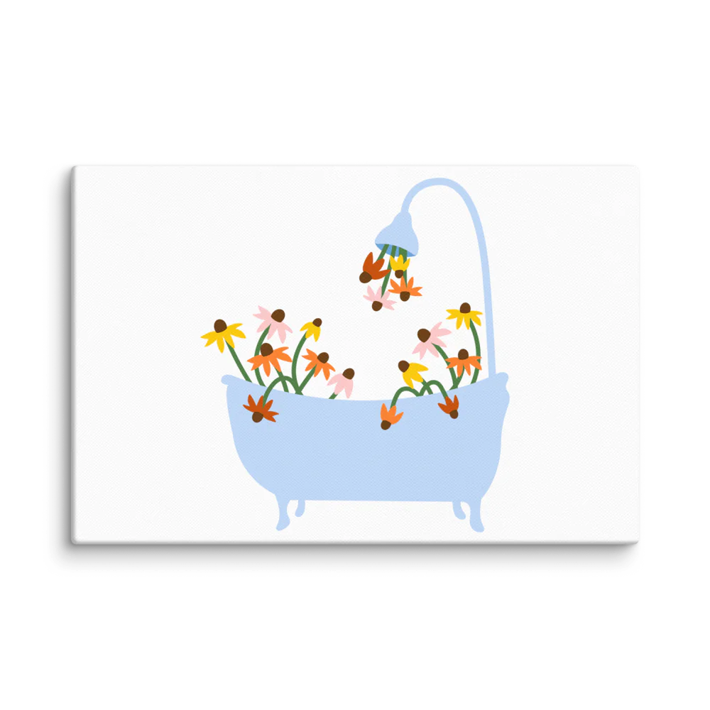 Flower Tub Canvas