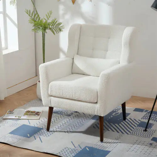 Modern Upholstered Chairs - White