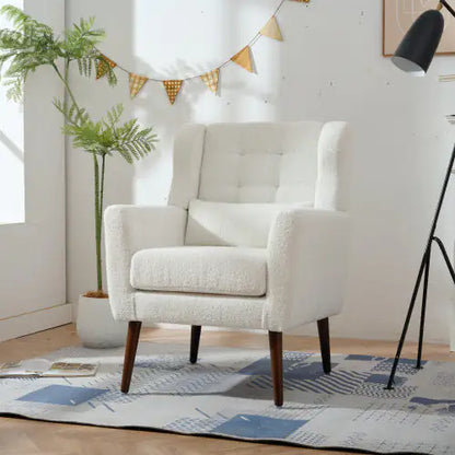 Modern Upholstered Chairs - White